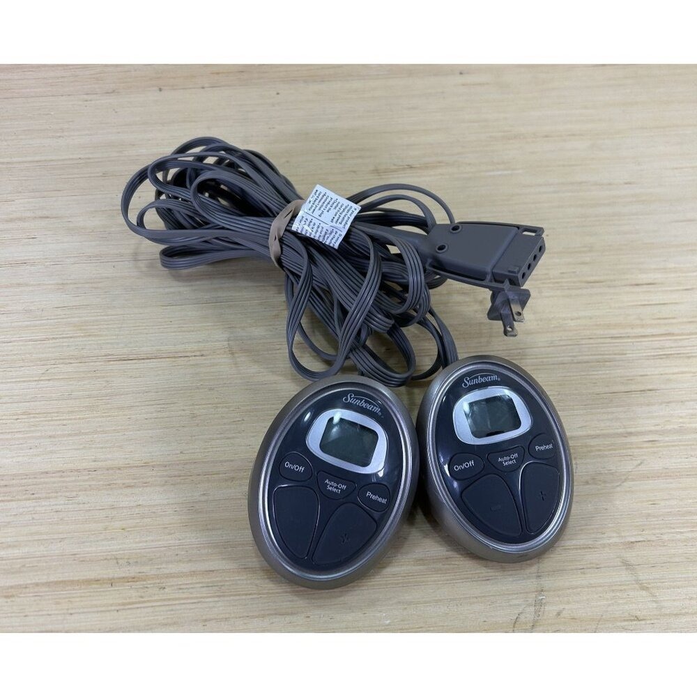 Sunbeam Dual Heated Blanket Remote Control Remote‎ Gray Model P85KQA